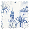 Voyage, Atlantic Blue - Twist&Fit Roman Blind
